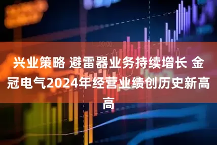 兴业策略 避雷器业务持续增长 金冠电气2024年经营业绩创历史新高